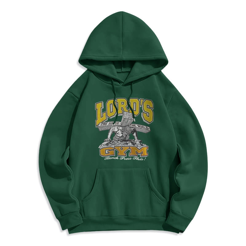 Christianartworkshop LORD’S GYM Redemption Fleece Lined Polyester Hoodie - image 7