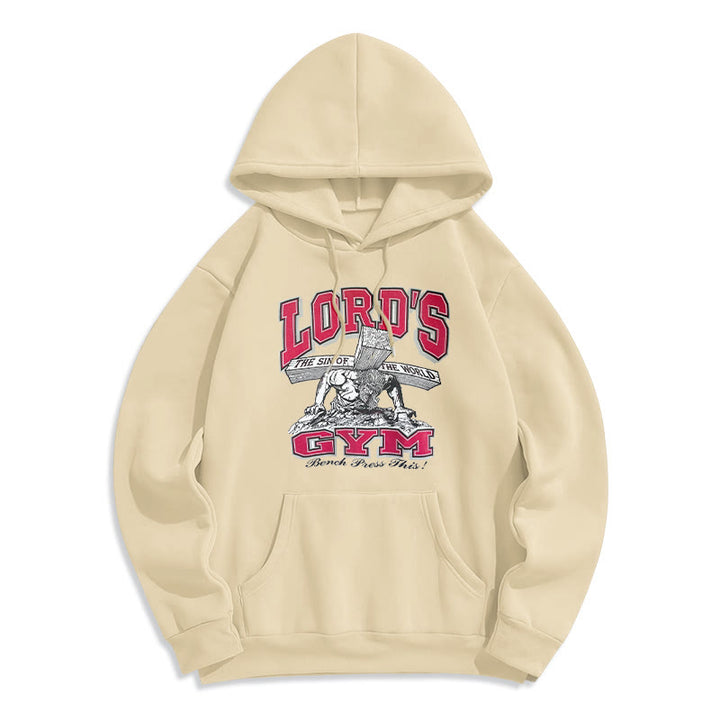 Christianartworkshop LORD’S GYM Redemption Fleece Lined Polyester Hoodie - image 4