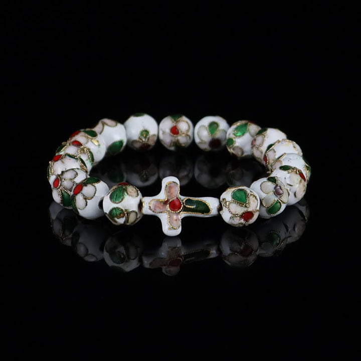 Christianartworkshop Cloisonné Enamel Filigree Faith Pieces: Rich Comfort with Sacred Symbolism - White - image 7