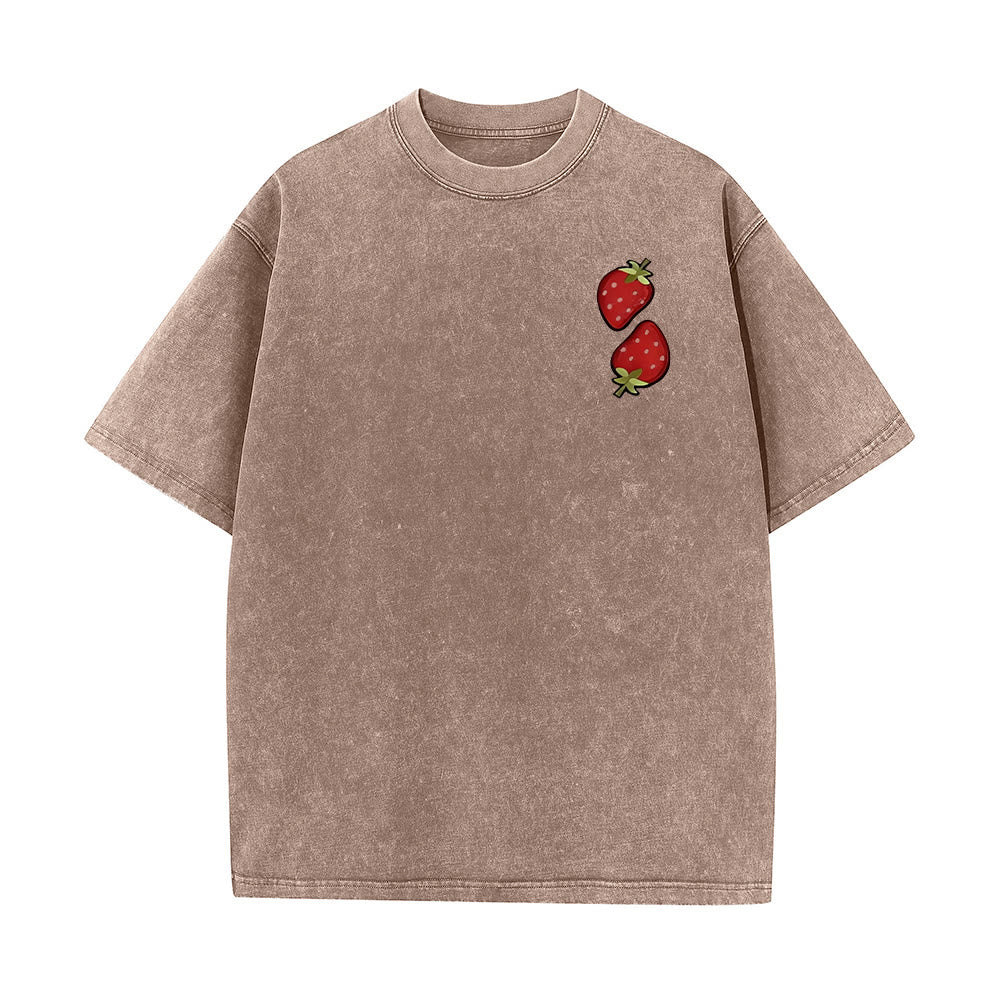 Christianartworkshop Fruit Of The Spirit Double Sided Unisex Washed T-shirt - image 16