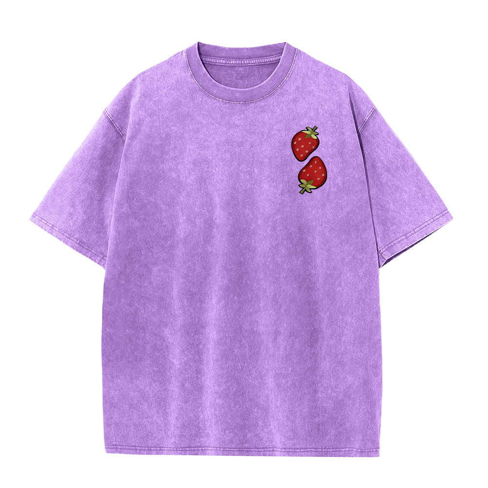 Christianartworkshop Fruit Of The Spirit Double Sided Unisex Washed T-shirt - image 11