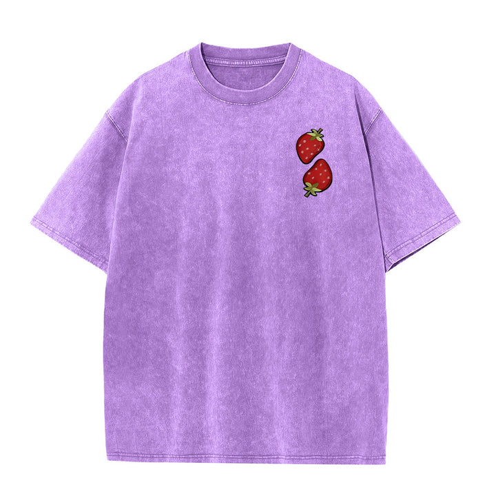 Christianartworkshop Fruit Of The Spirit Double Sided Unisex Washed T-shirt - image 11