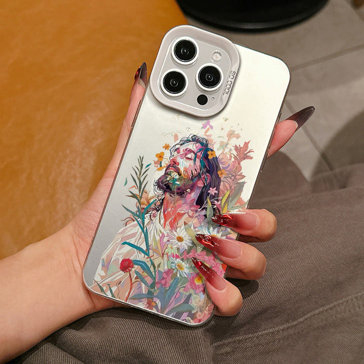 Christianartworkshop Floral Jesus Phone Case: Gentle Grace for Daily Device Use - image 1