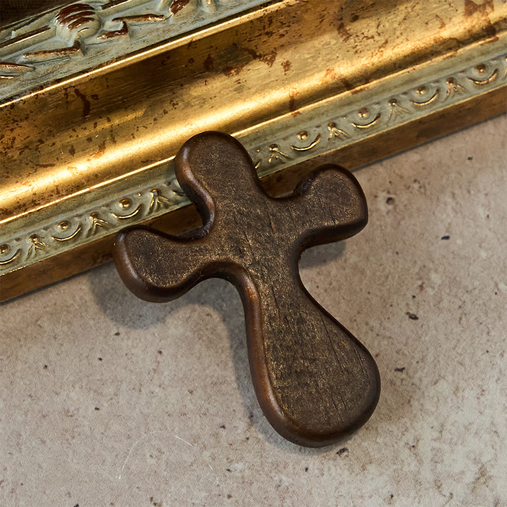 Christianartworkshop Six-Piece Wood Pocket Cross Set: His Grace On-the-Go - image 3