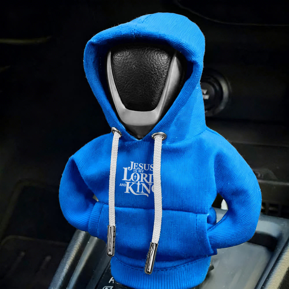 Christianartworkshop Jesus Lord and King Hoodie Car Shift Cover: A Royal Declaration - image 9