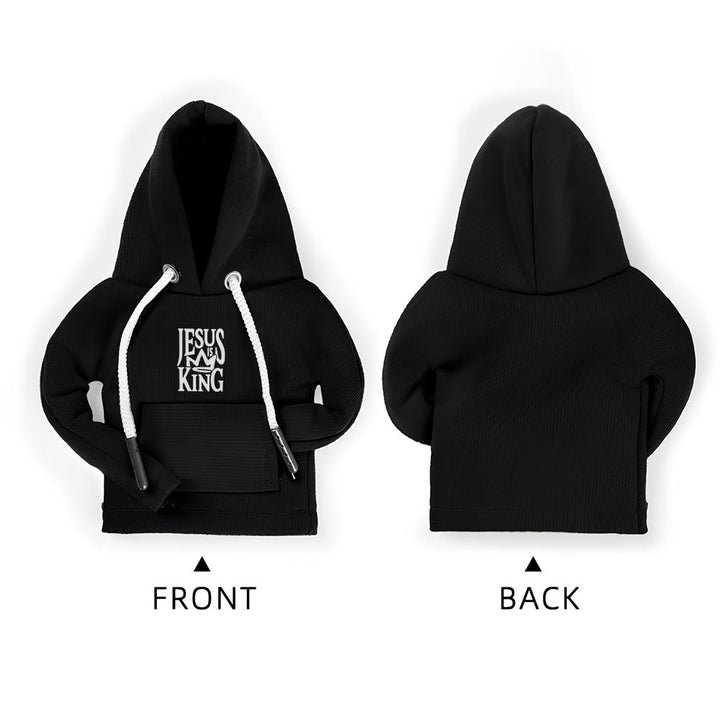 Christianartworkshop Jesus Is My King Hoodie Car Shift Cover: A Royal Proclamation - image 5