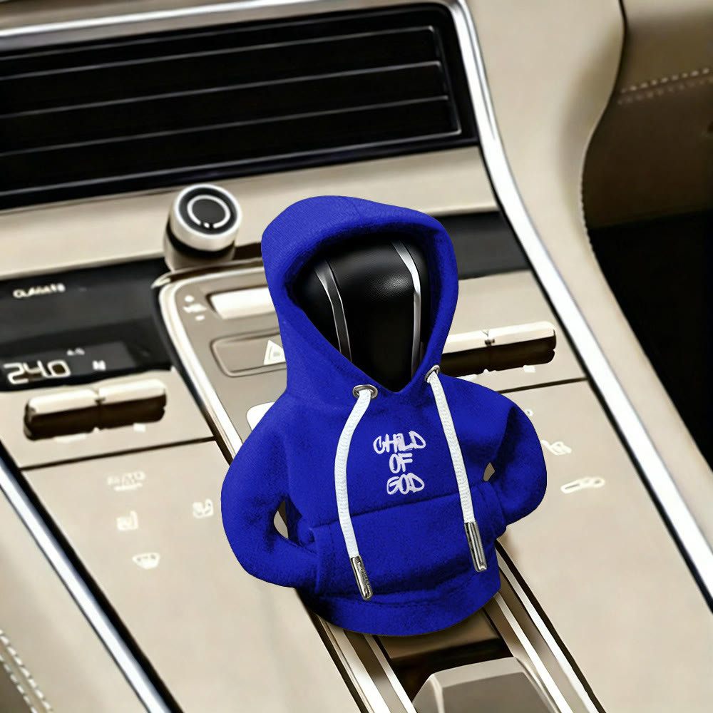 Christianartworkshop Child of God Hoodie Car Shift Cover: A Declaration of Identity - Navy Blue - image 9