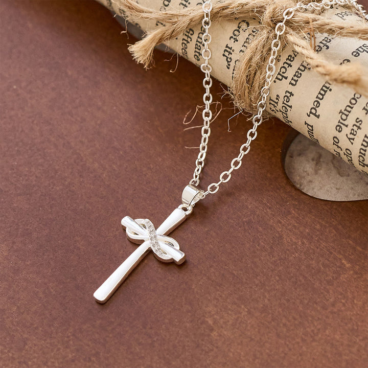 Christianartworkshop Möbius Cross & Zircon Necklaces: Smooth Comfort with Sacred Symbolism - image 3