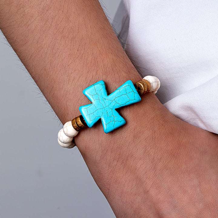 Christianartworkshop Multi-Style Textured Cross Bracelet: Bold Devotion for Daily Wear - image 2
