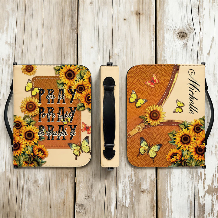 Christianartworkshop Pray Through It Sunflower Bible Cover: Persistent Faith for His Word - image 9