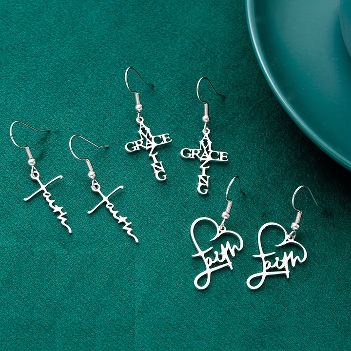 Christianartworkshop Cross & Grace Faith Earring: Delicate Belief for Daily Wear - image 3