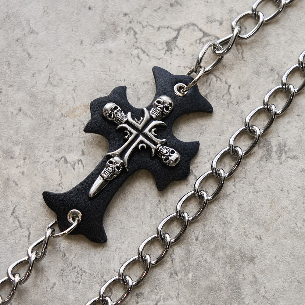 Christianartworkshop Long/Short Style Cross & Skull Faith Wallet: Quiet Reminder of Conviction - image 13