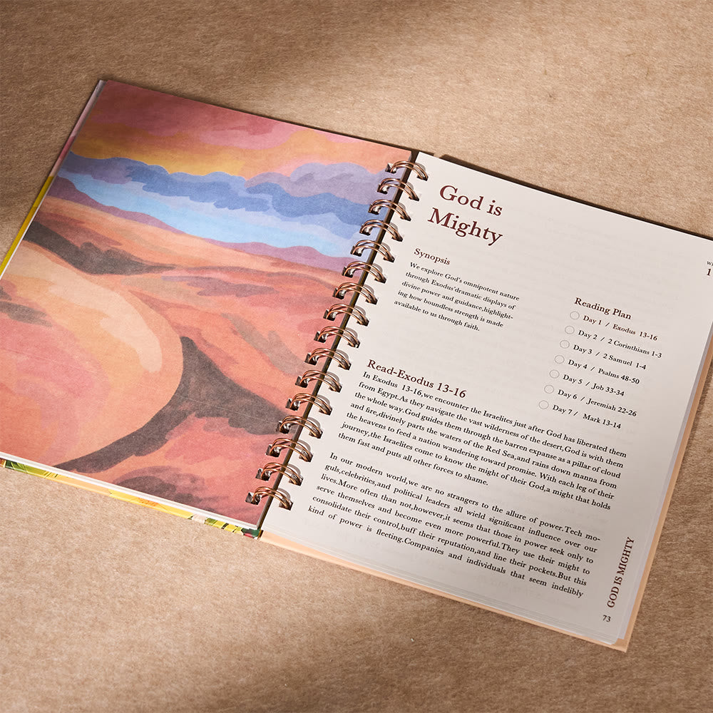 Christianartworkshop Warm-Toned Cover Bible Journal: Warm Comfort for Daily Reflection - image 4