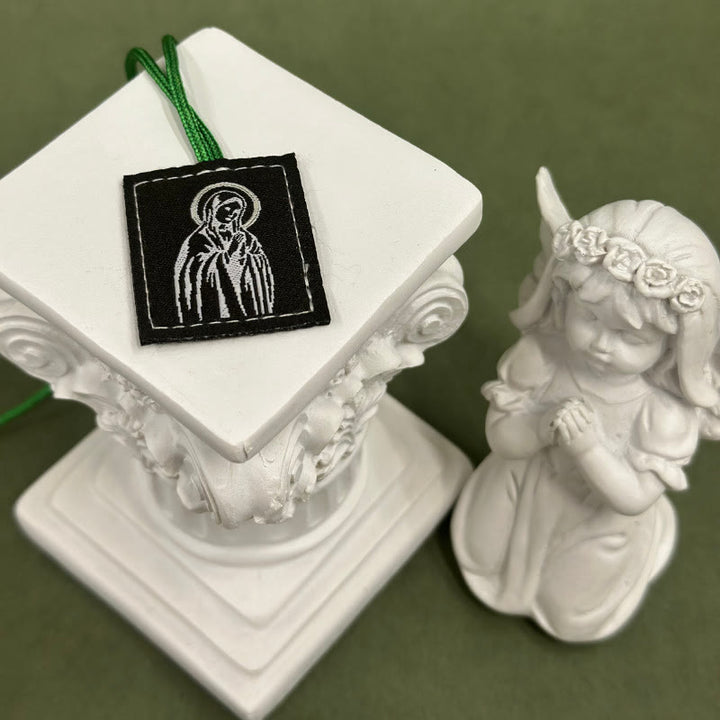 Christianartworkshop Sacred Jesus & Our Lady Scapular: Tender Reminder of Her Care - J - image 10