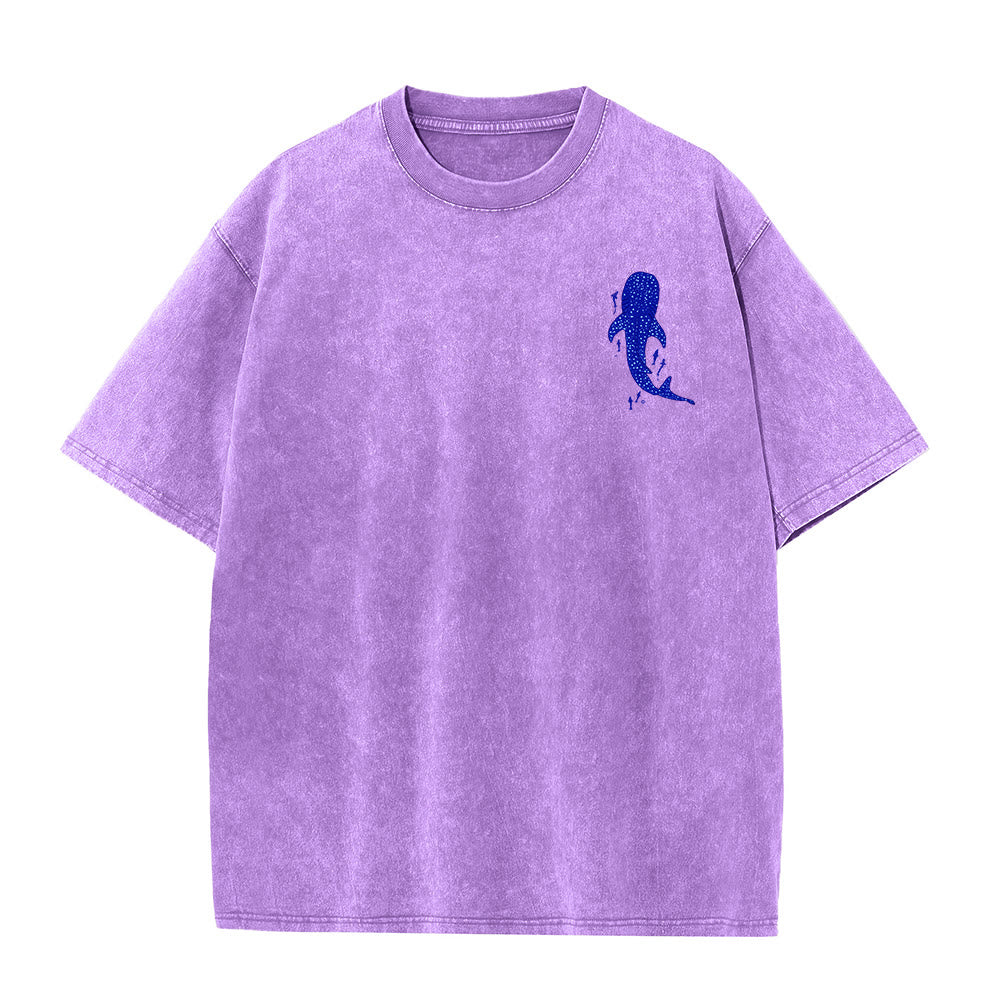 Christianartworkshop I Will Be With You Double Sided Unisex Washed T-shirt - image 16