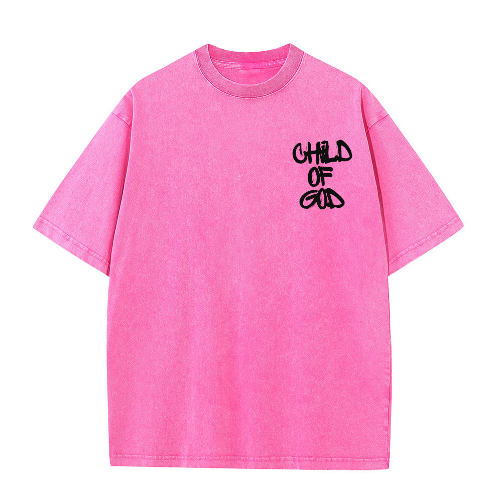 Christianartworkshop "CHILD OF GOD" Adult Washed T-Shirt - image 10