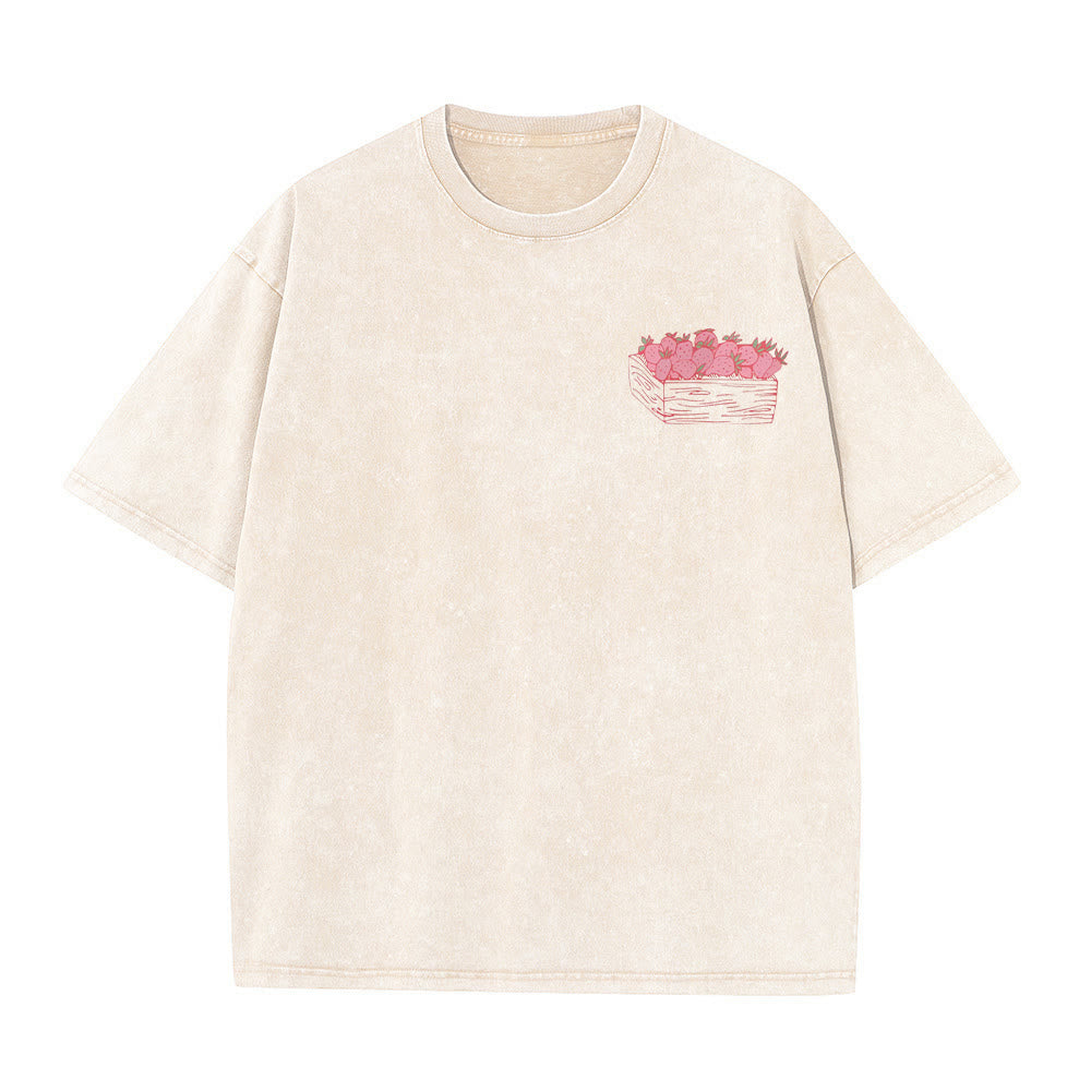 Christianartworkshop Fruit Of The Spirit Unisex Washed T-Shirt - image 16