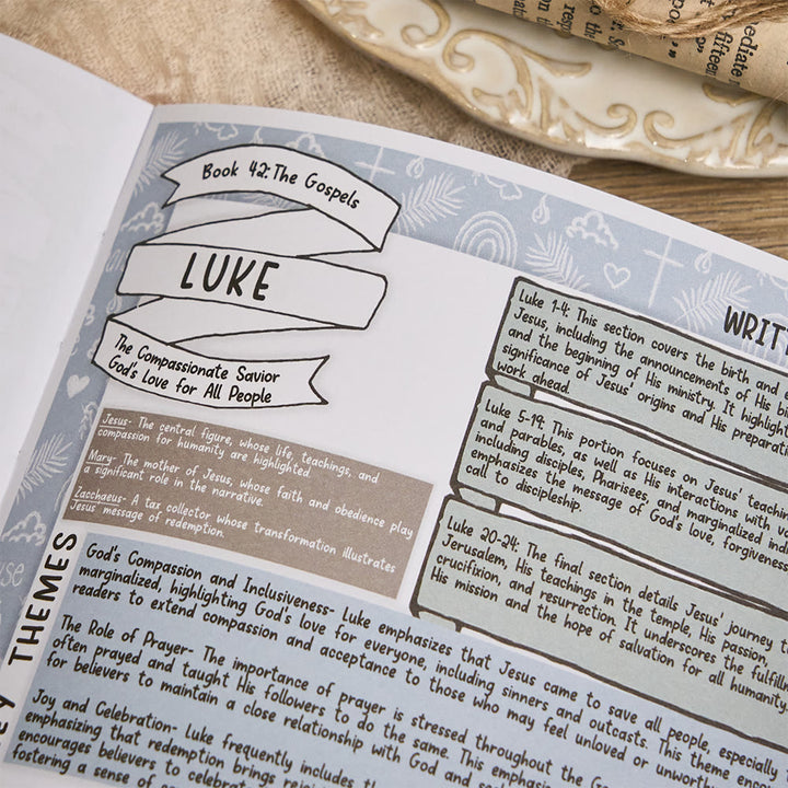 Christianartworkshop Bible In A Year Journal Warm Comfort for Daily Study - image 2