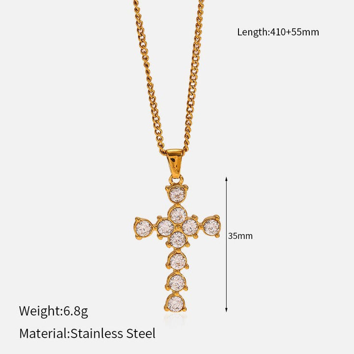 Christianartworkshop Multi-Design Cross Necklace: Quiet Reminder of His Faithfulness - L - image 14