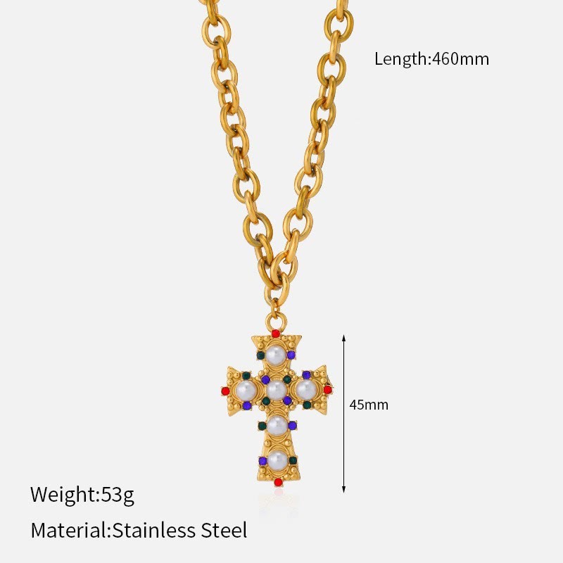 Christianartworkshop Multi-Design Cross Necklace: Quiet Reminder of His Faithfulness - R - image 20