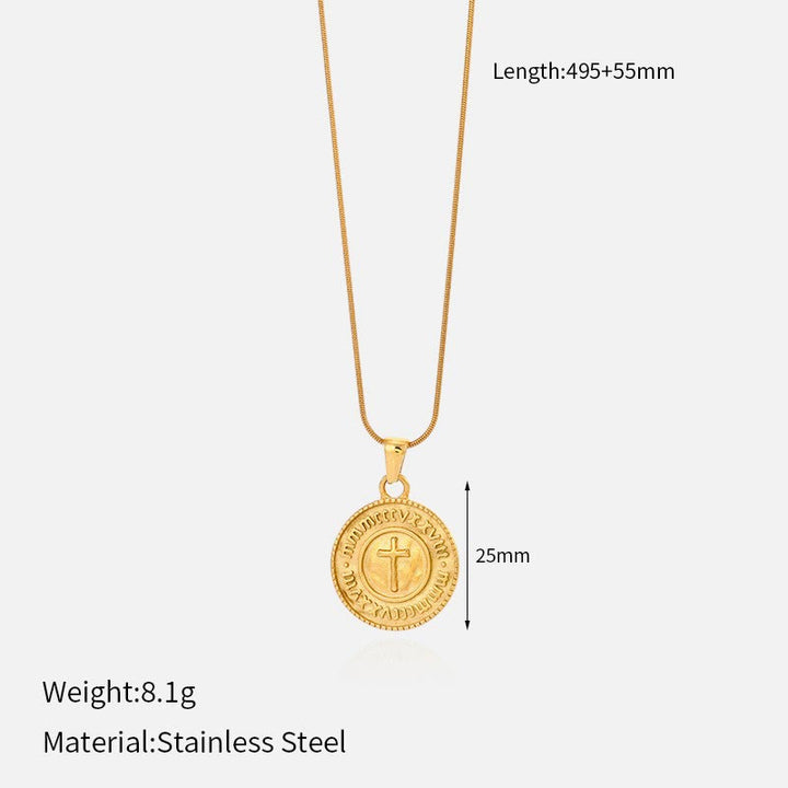 Christianartworkshop Multi-Design Cross Necklace: Quiet Reminder of His Faithfulness - S - image 21