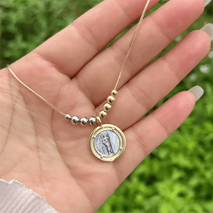 Christianartworkshop Sacred Heart/ St.Jude/ St. Benedict Pendant Necklace: Quiet Reminder of Their Steady Care - St.Jude - image 2