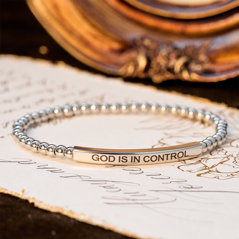 Christianartworkshop GOD IS IN CONTROL Beaded Bracelet: His Sovereignty for Daily Wear - image 7