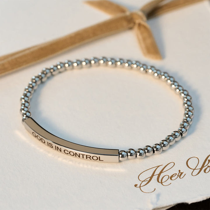 Christianartworkshop GOD IS IN CONTROL Beaded Bracelet: His Sovereignty for Daily Wear - image 8