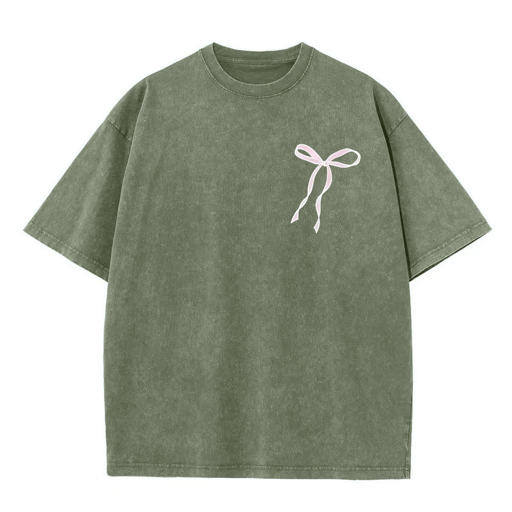 Christianartworkshop Faith Over Fear Unisex Washed T-Shirt - image 9