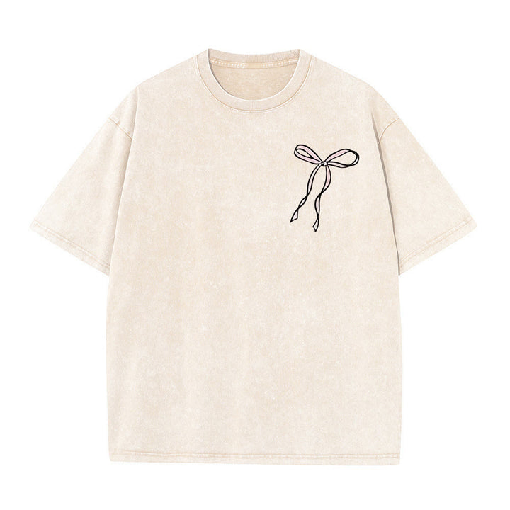 Christianartworkshop Faith Over Fear Unisex Washed T-Shirt - image 5