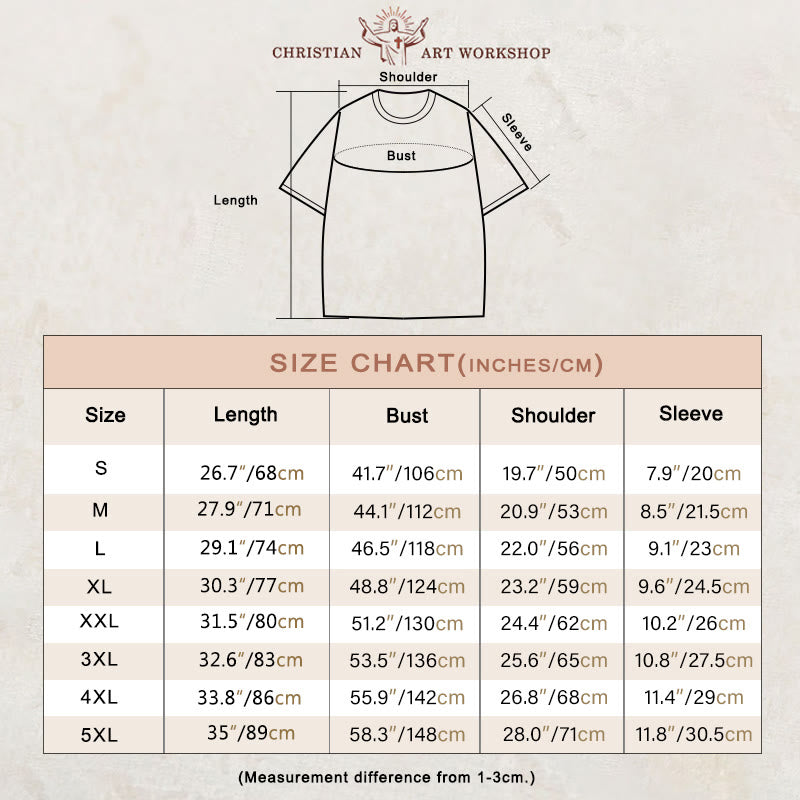 Christianartworkshop Chic Spiritual Child of God Psalm 23 Unisex Washed T-Shirt - image 2