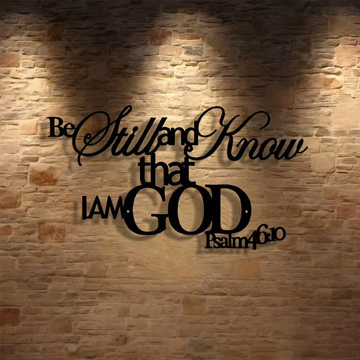 Christianartworkshop Be Still and Know Metal Wall Decor: His Peace in Spaces - image 4