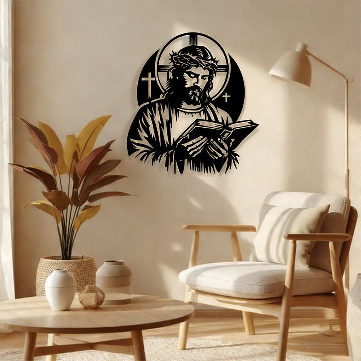 Christianartworkshop Holding The Word Metal Decor: Soothing Grace for Seeking Days - image 3