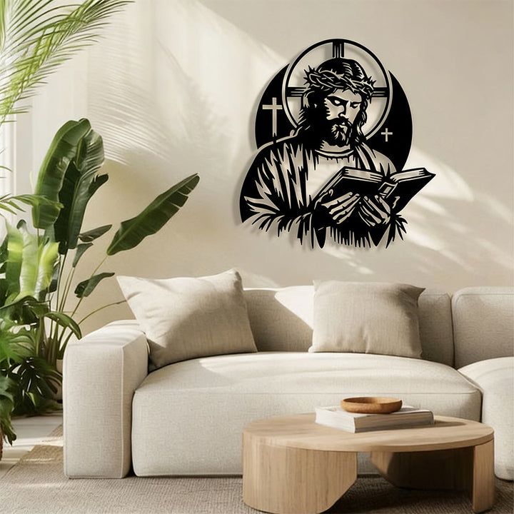 Christianartworkshop Holding The Word Metal Decor: Soothing Grace for Seeking Days - image 5