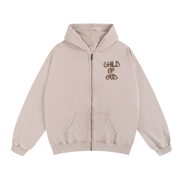 Christianartworkshop Child of God Hooded Jacket: Psalm 23 Comfort Statement - image 15