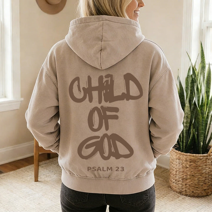 Christianartworkshop Child of God Hooded Jacket: Psalm 23 Comfort Statement - image 16
