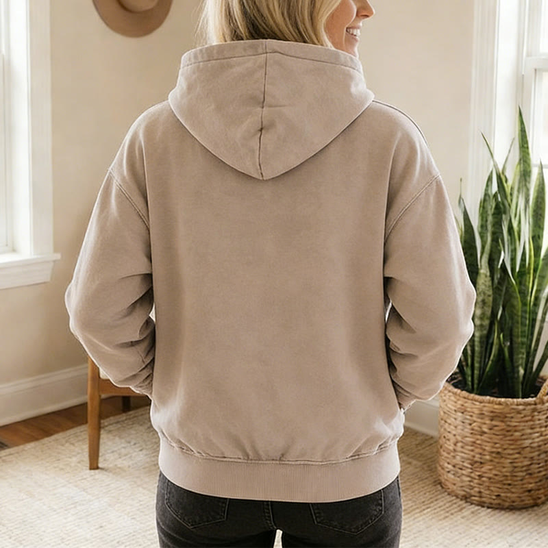 Christianartworkshop Jesus Is Coming Back Zip-Up Hooded Jacket: Faithful Hope for Daily Wear - image 2