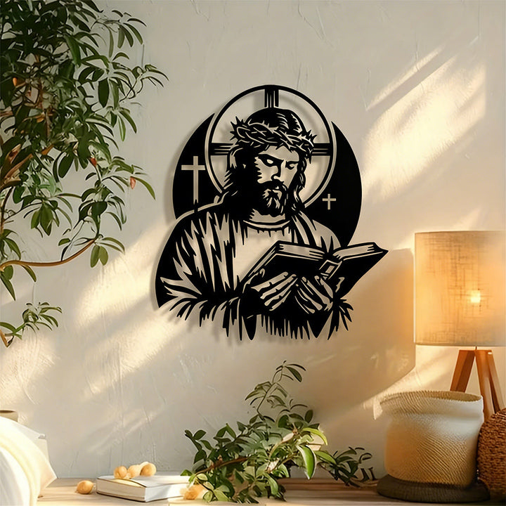 Christianartworkshop Holding The Word Metal Decor: Soothing Grace for Seeking Days - image 1