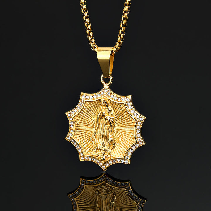 Christianartworkshop Divine Care Our Lady Necklace: Quiet Reminder of Her Presence - image 3