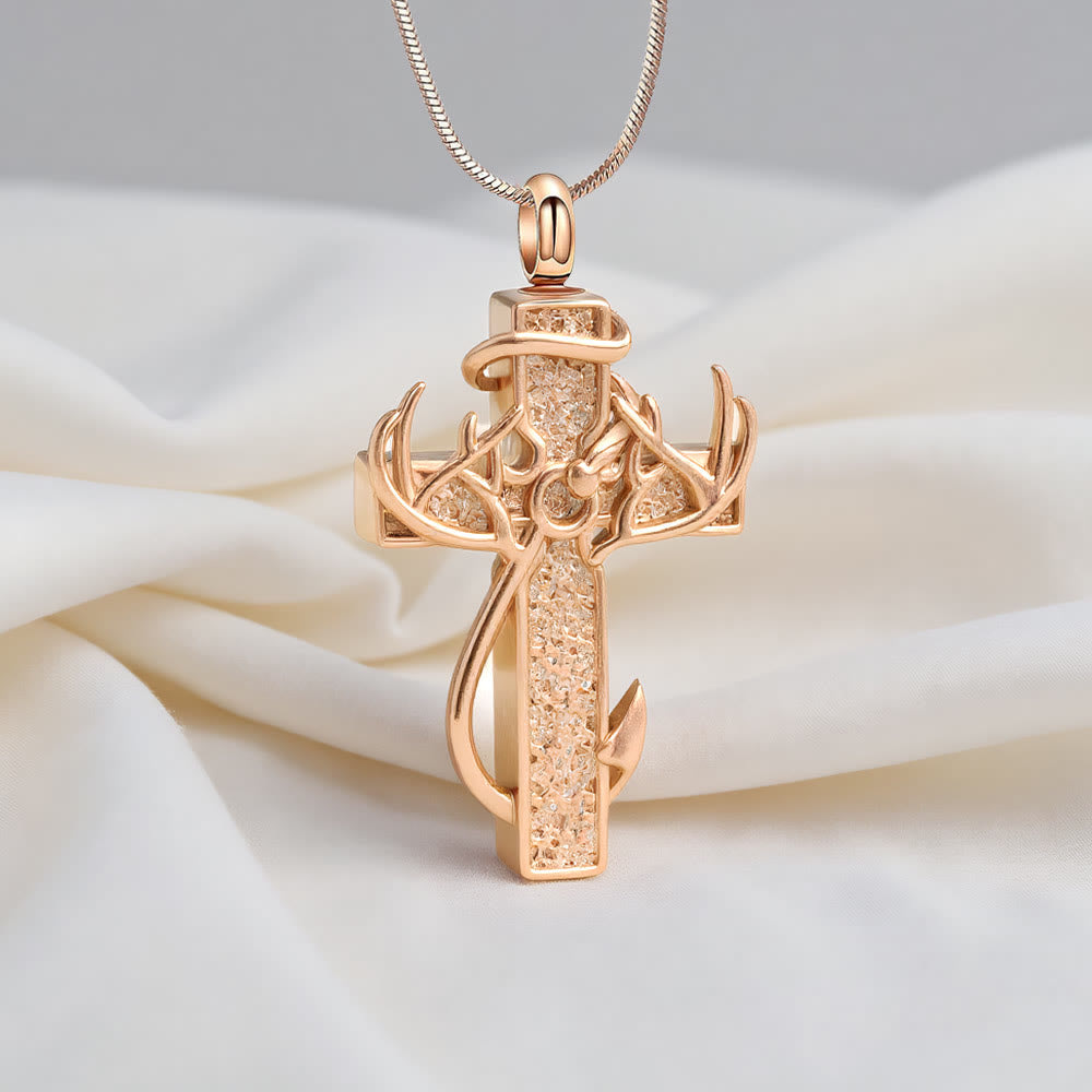 Christianartworkshop Hunting & Fishing Cross Pendant Necklace: Outdoor Faith & Spiritual Devotion - image 5