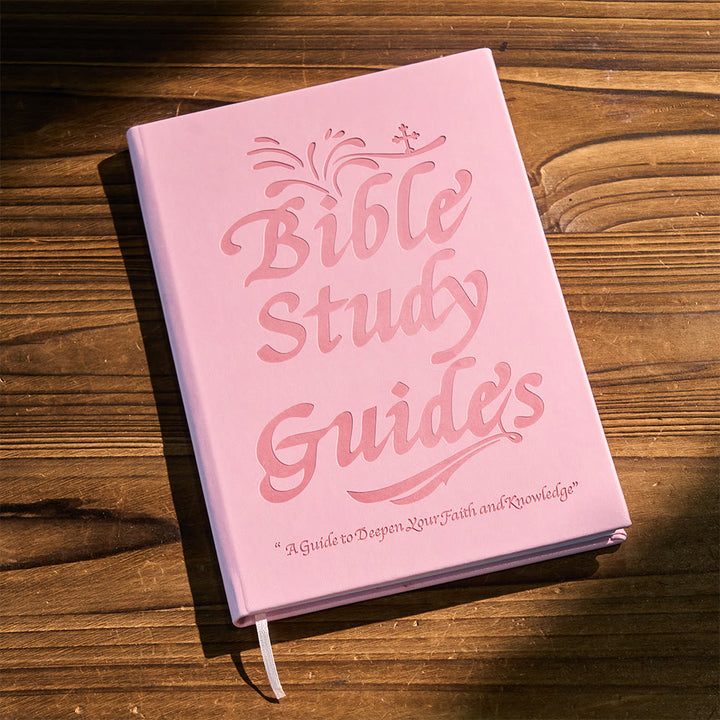 Christianartworkshop 66-Page Bible Study Guide Journal for Daily Devotions and Group Study - Pink - image 10