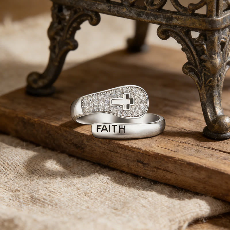 Christianartworkshop Faith & Cross Layered Ring: Embody His Unchanging Presence - image 8