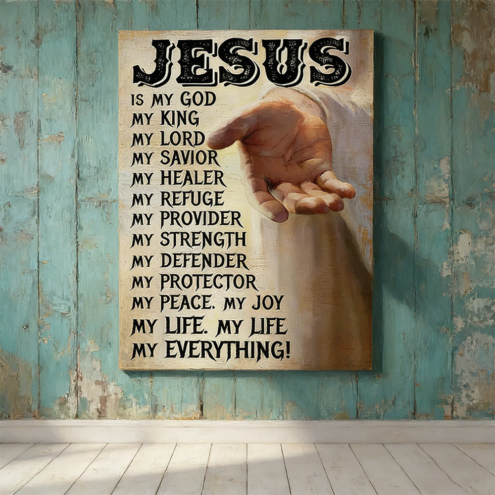 Christianartworkshop Outstretched Hand of Jesus Wall Art Print: Daily Reminder of His Love and Care - image 3