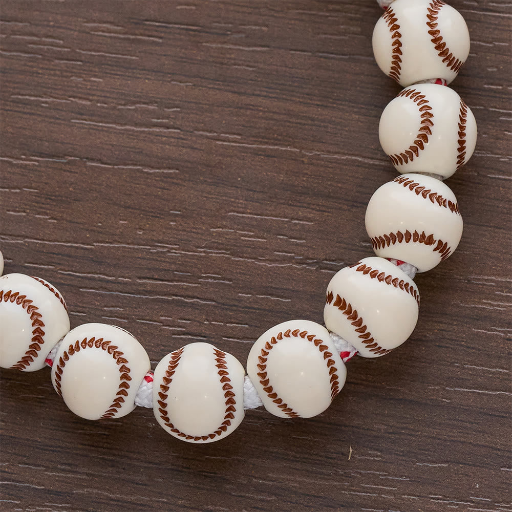 Christianartworkshop Baseball Bead Pocket Rosary with Dove Crucifix & Divine Mercy Medal - image 6