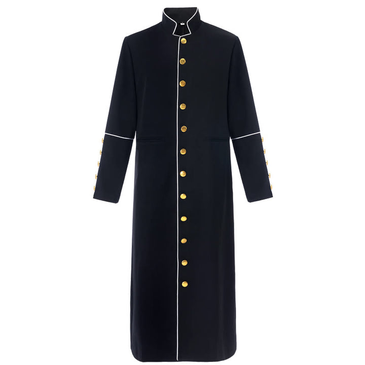Christianartworkshop Classic Multicolor Cassock with Contrast Trim & Medieval Elegance - image 2