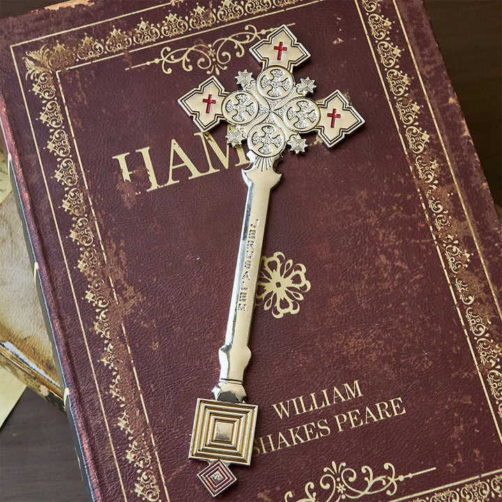 Christianartworkshop Classic Style Jerusalem Cross-Shaped Regal Blessing Hand Cross - image 5