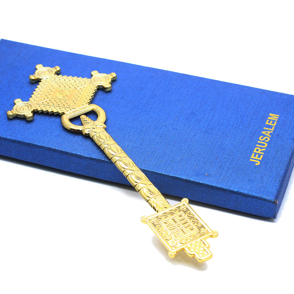 Christianartworkshop Classic Style Jerusalem Splendor Majesty Blessing Hand Cross - Golden - image 5