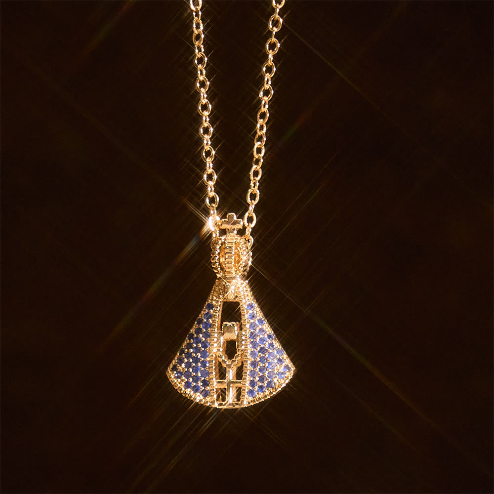 Christianartworkshop Classic Style Nossa Senhora Aparecida Divine Protection Pendant Necklace - image 2