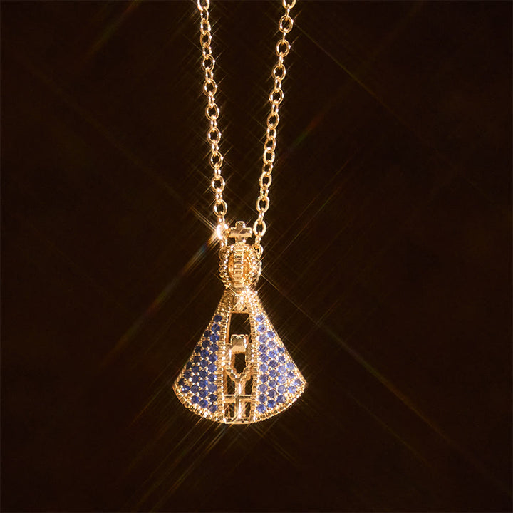 Christianartworkshop Classic Style Nossa Senhora Aparecida Divine Protection Pendant Necklace - image 2