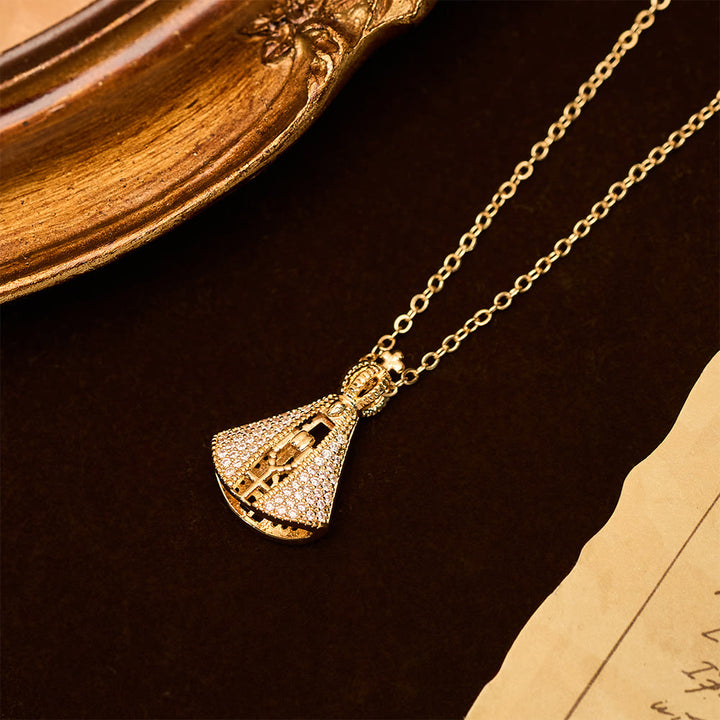 Christianartworkshop Classic Style Nossa Senhora Aparecida Divine Protection Pendant Necklace - image 5